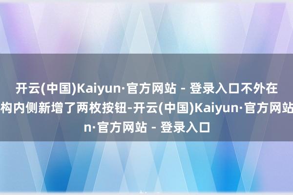 开云(中国)Kaiyun·官方网站 - 登录入口不外在屏幕旋移动构内侧新增了两枚按钮-开云(中国)Kaiyun·官方网站 - 登录入口
