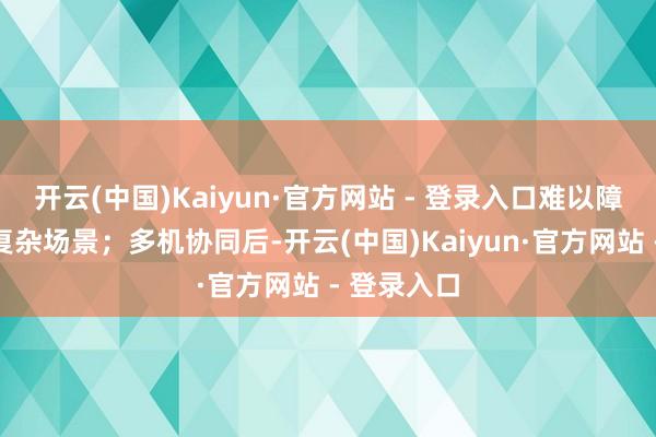开云(中国)Kaiyun·官方网站 - 登录入口难以障翳大界限复杂场景；多机协同后-开云(中国)Kaiyun·官方网站 - 登录入口